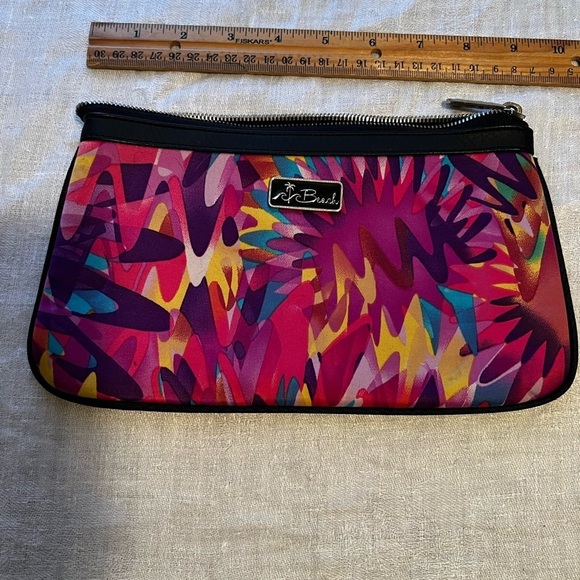 Beach by CLC Handbag. Neoprene. Make up bag. Purse bag. Colorful. - Picture 1 of 4